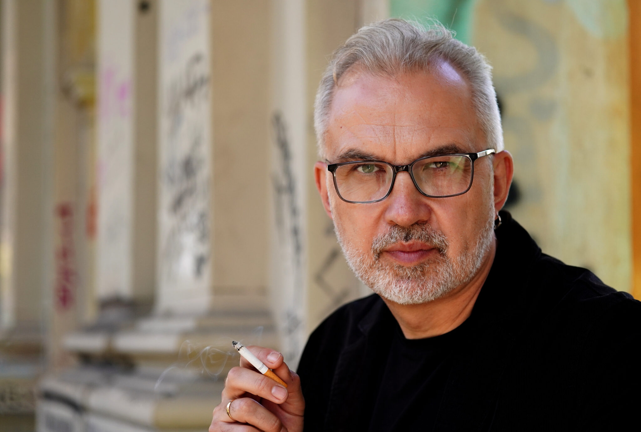 Alhierd Bacharevič © Julia Cimafiejeva