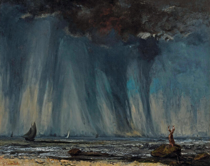 GUSTAVE COURBET, Die Wasserhose, 1867 © Collection M. Urbain, Paris | Foto: Collection M. Urbain, Paris