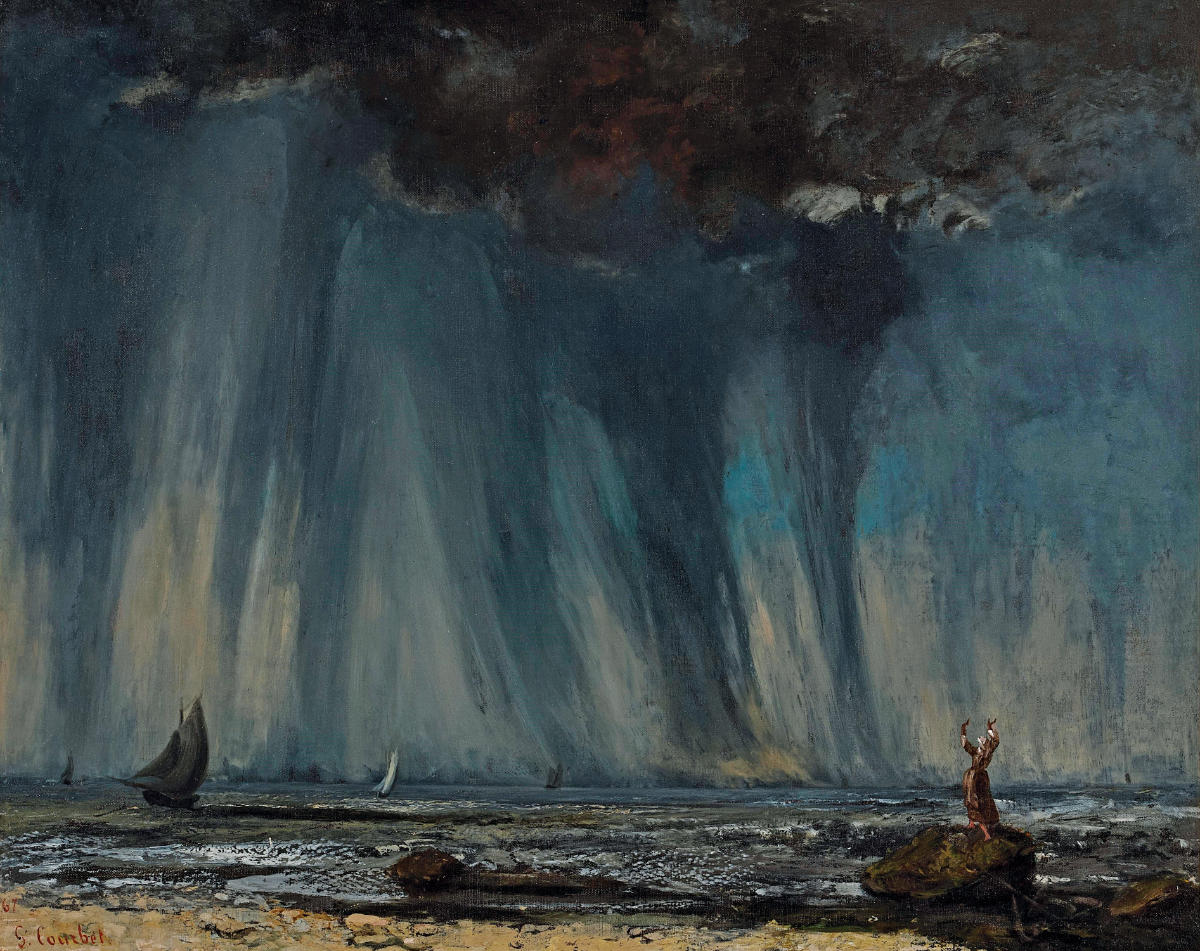 GUSTAVE COURBET, Die Wasserhose, 1867 © Collection M. Urbain, Paris | Foto: Collection M. Urbain, Paris